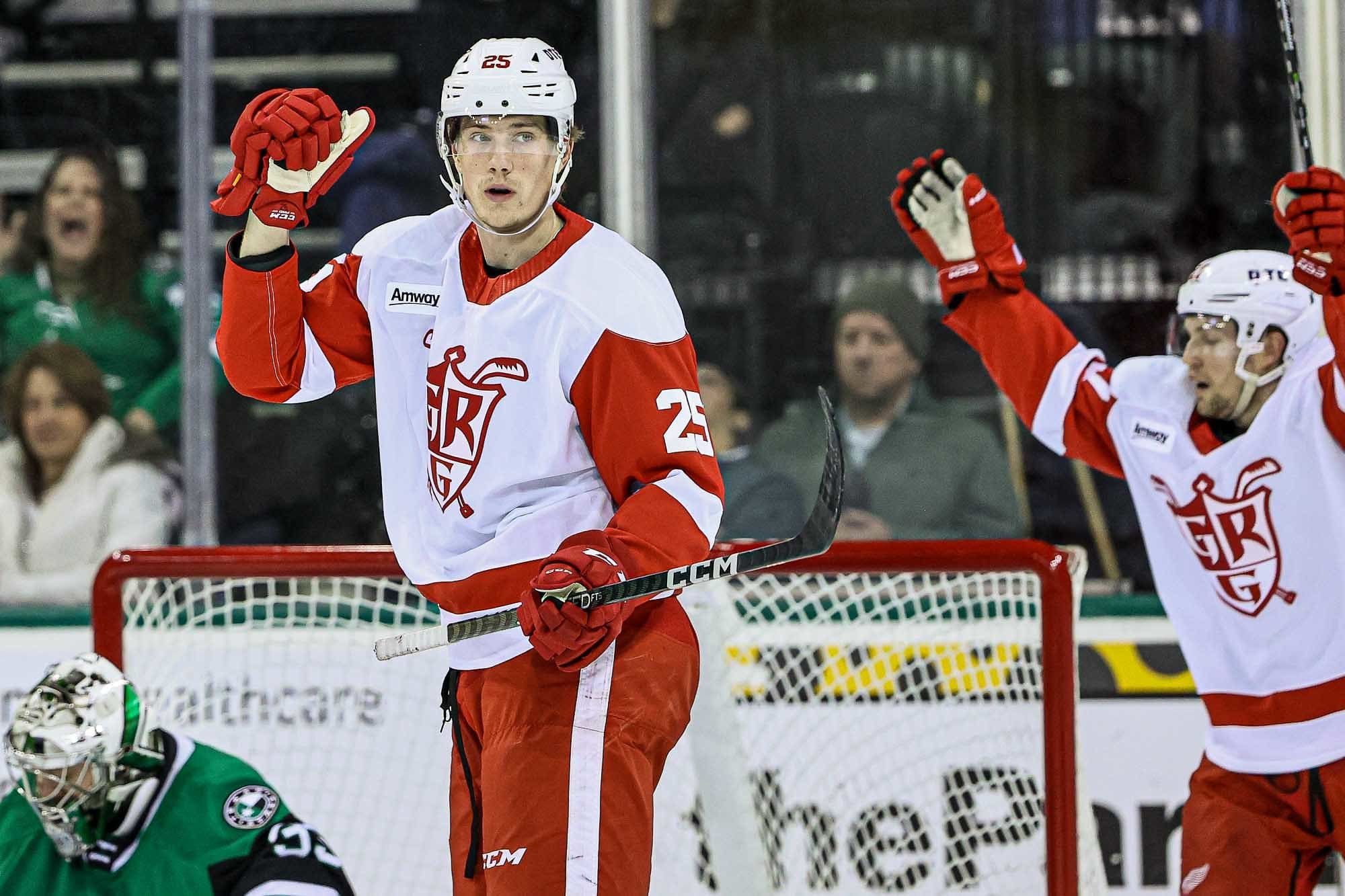 Red Wings forward Elmer Soderblom